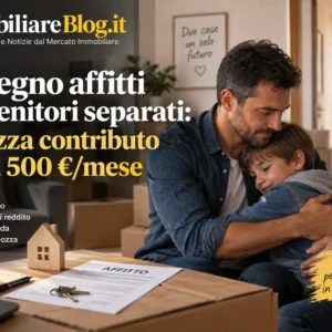 Sostegno affitti per genitori separati: in bozza contributo fino a 500 €/mese